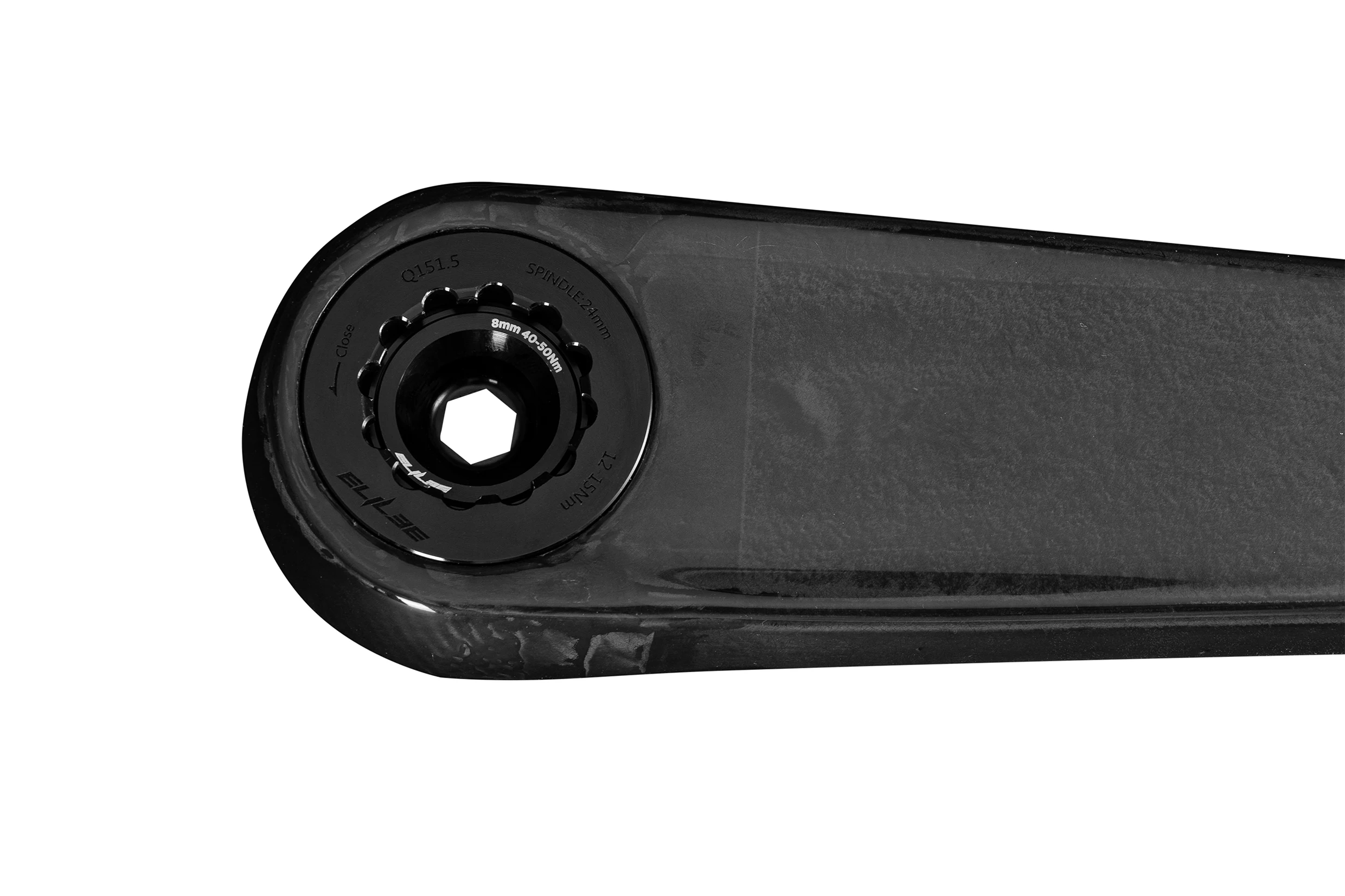 Фото ELILEE XXE X310-24 мм Титановый шпиндель Сверхлегкий карбоновый шатун для шоссейного велосипеда №3