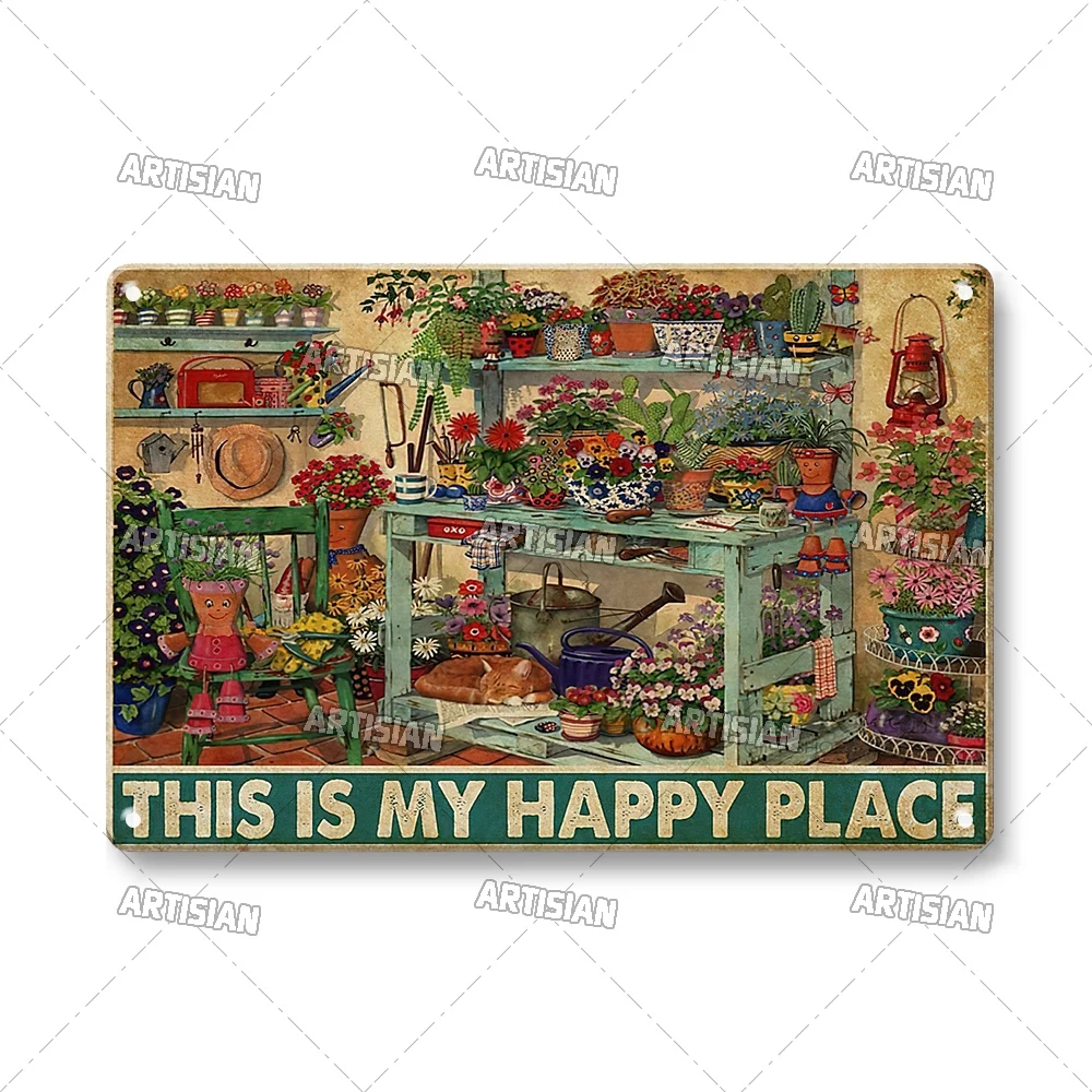 

Металлическая табличка ARTISIAN Garden Девушка