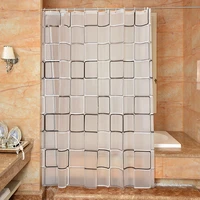 bathroom shower curtain 3d waterproof mildew proof peva bath curtain shower curtains environmental toilet door accessories