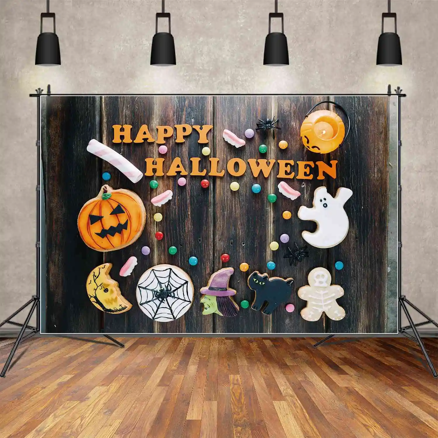 

Фон MOON.QG для Счастливого Хэллоуина, баннер, фоны для фотографий с изображением деревянной стены, детская деревянная доска, фотобудка