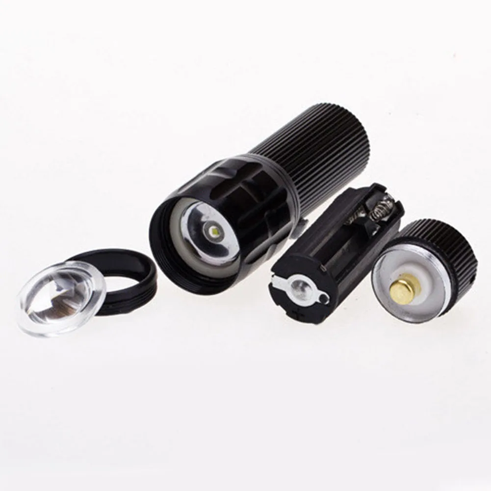 Hot Sale Brand New Durable And Practical High Performance Bike Torch LED Flashlight Black Manual Mechanical Focus