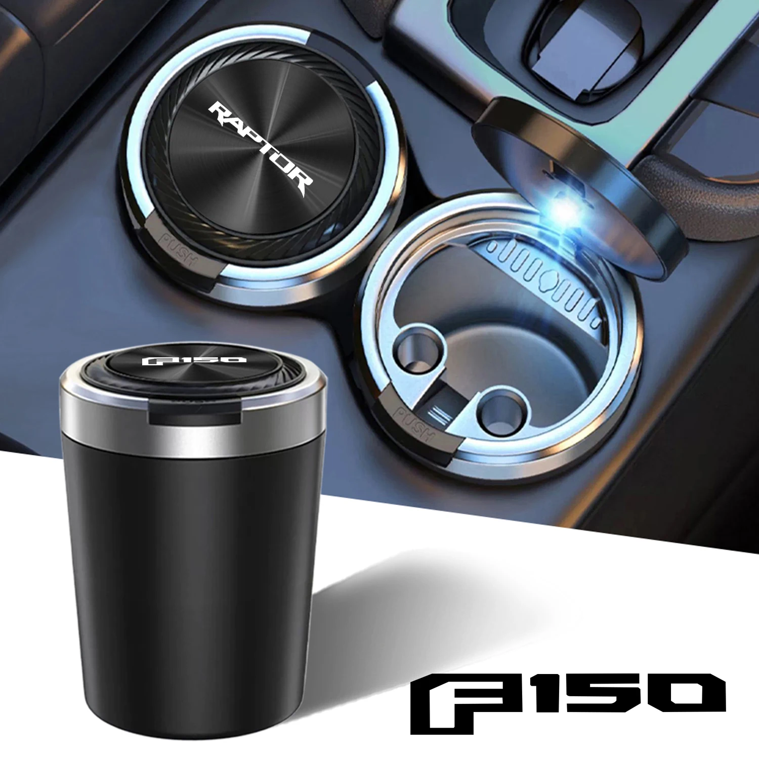 Автомобильная пепельница cenicero с текстурой автомобильные аксессуары для ford f150 f-150