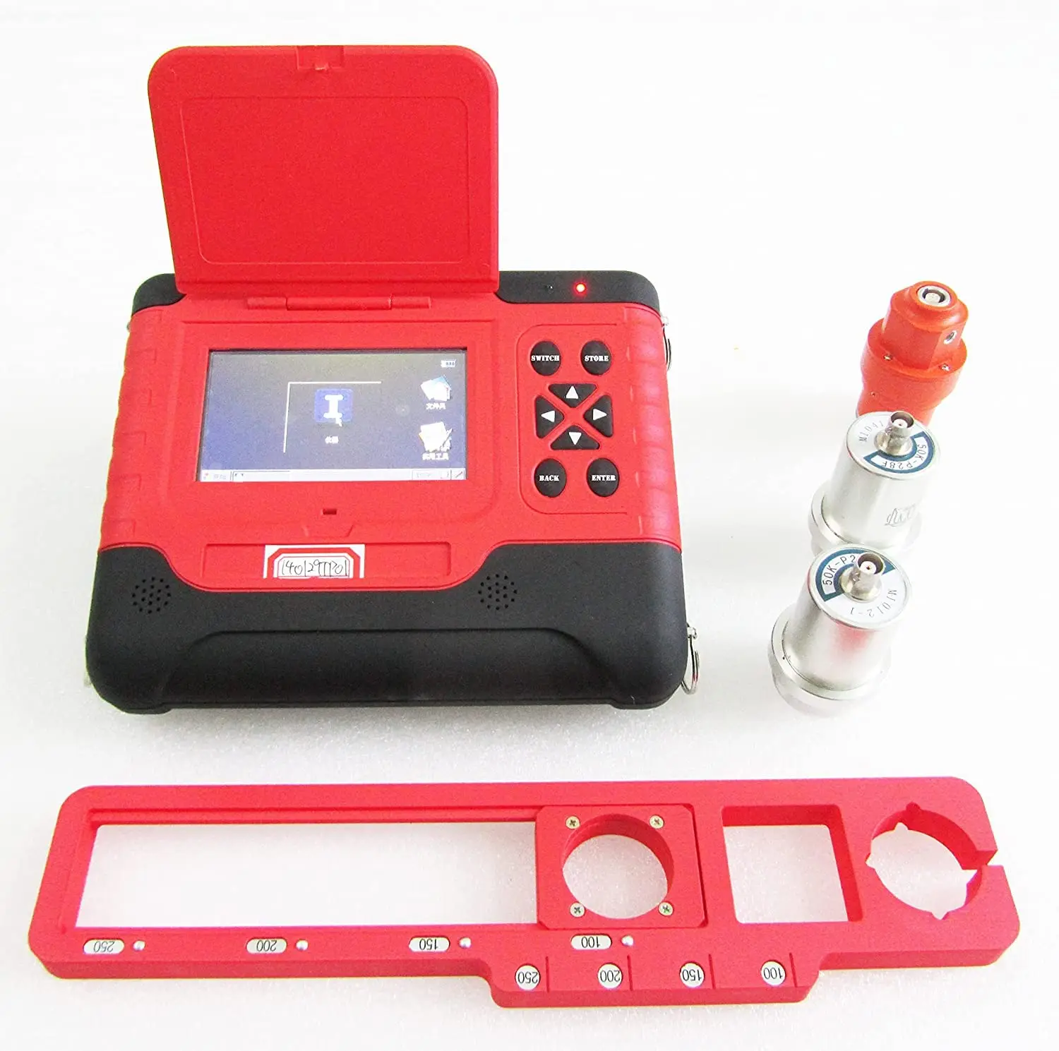 Встроенный детектор трещин с цветным сенсорным TFT-экраном применяется для