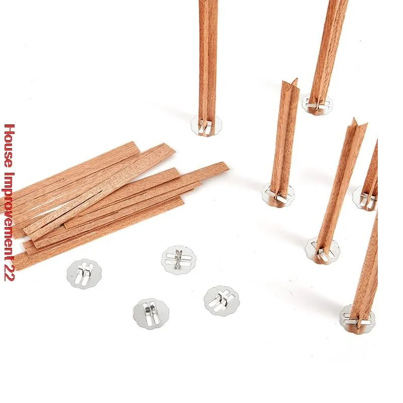 

2023 New Natural Cross Wooden Candle Wicks Core for DIY Candle Making Supply