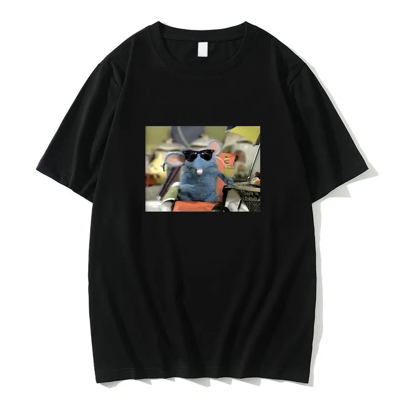 

Funny Tutter Reaction Mouse Meme Graphic T-shirt Men's Kawaii T Shirts Men Women Fashion Streetwear Unisex Soft Crewneck Tshirt