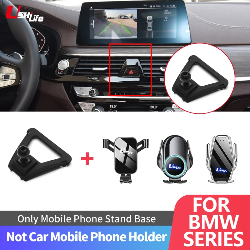 

Ushilife Car Phone Telefonos Holder Stand Dedicated Mount Bracket Buckle For BMW 1/2/3/4/5/6/7 Series X1/X2/X3/X4/X5/X6 Series