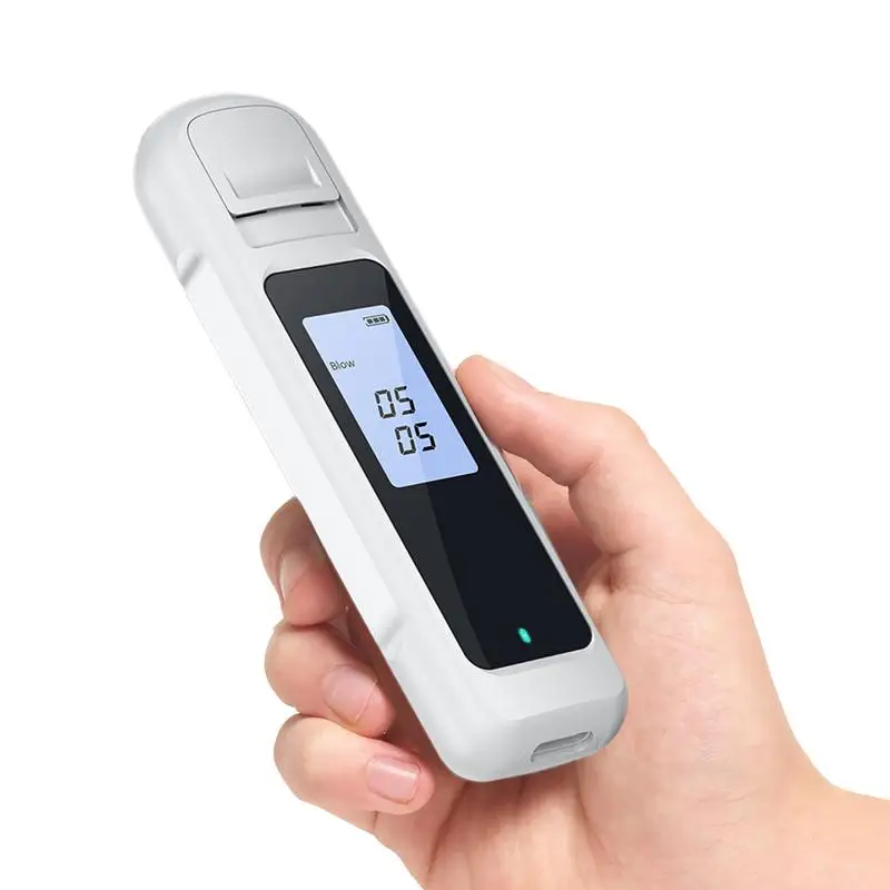 

Портативный цифровой алкотестер, Бесконтактный анализатор дыхания, с зарядкой от USB и цифровым экраном