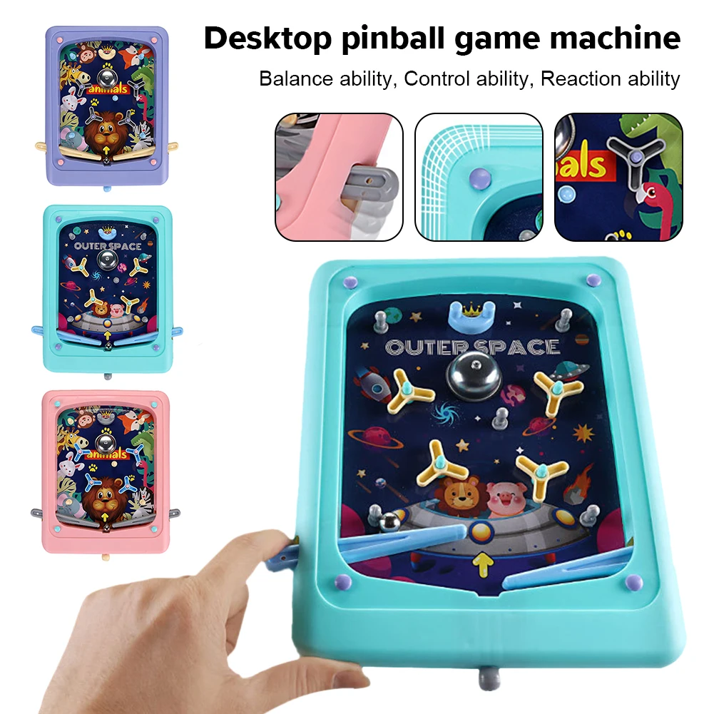 

Забавный! Настольный автомат для игры в пинбол детская игра взаимодействие родителей и детей классическая аркадная игра подарок детская на...
