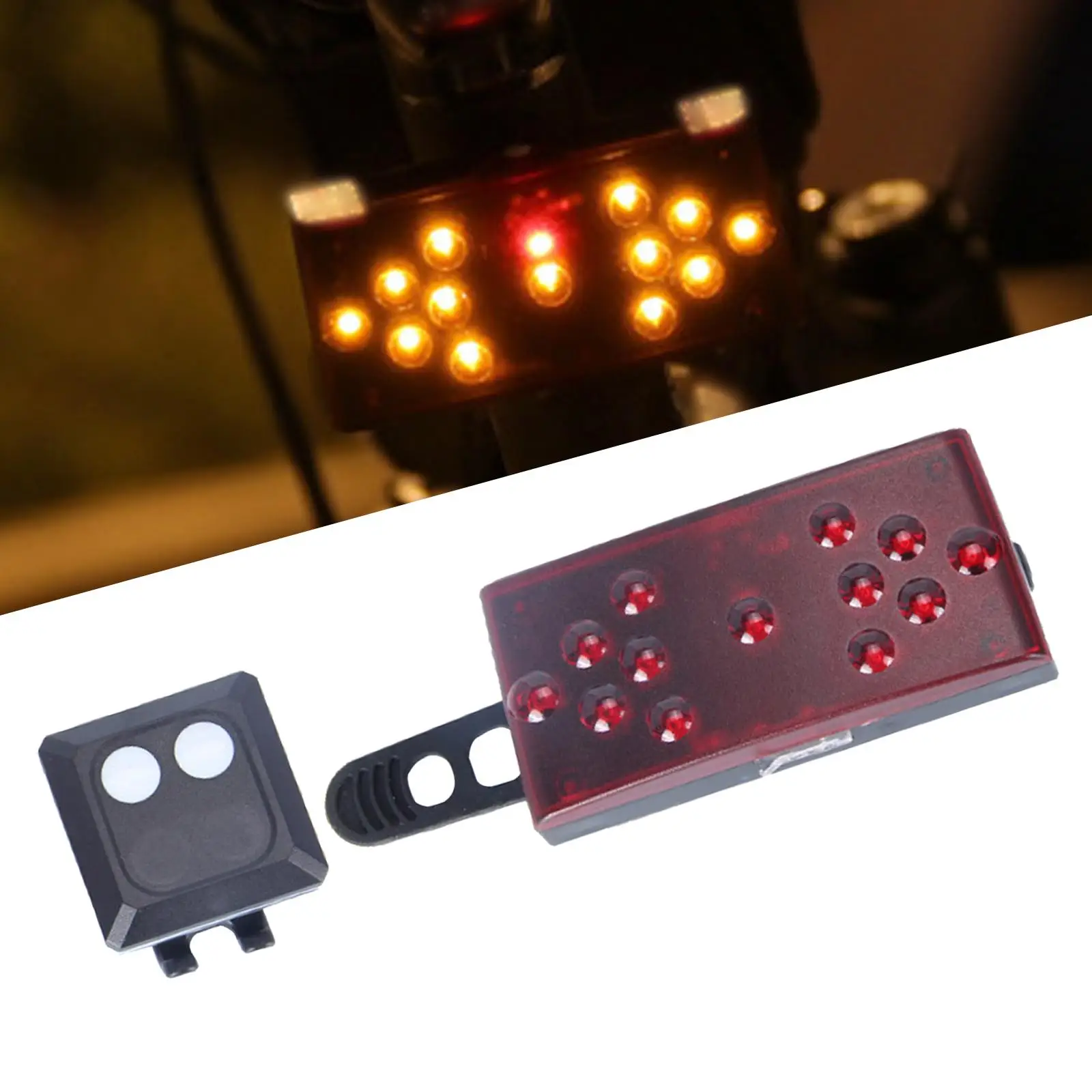 

Беспроводной велосипедный светодиодный задний фонарь, перезаряжаемый сигнал поворота, дистанционное управление, предупреждасветильник л...