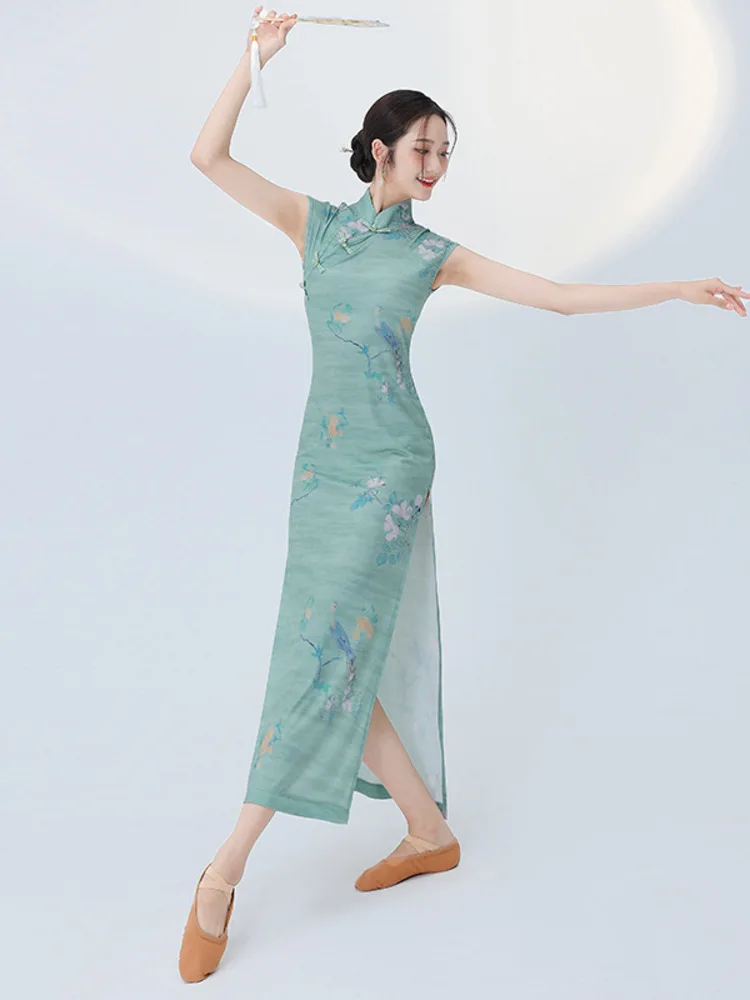 Платье для современных латинских танцев с принтом женское платье вальса Новинка