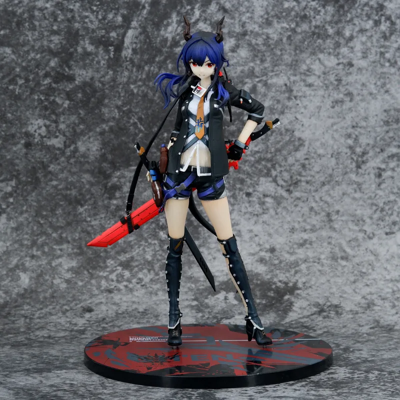 

Anime Game Arknights Figure Chen Model Dolls Figuriens Armed Beauty Girl Ornament 26cm Model Doll Collection Toy Birthday Gift