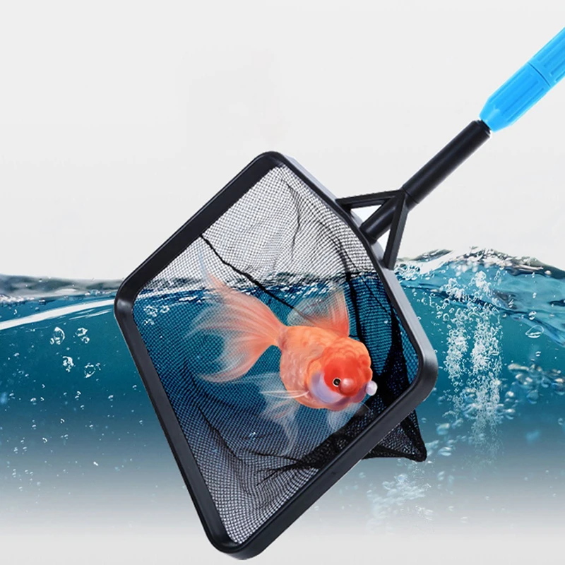 

Professional Pool Cleaning Tool Salvage Net Aquarium Fishing Nets Large Retractable Handle Super Fine Mesh Bag Basket Fish Tank