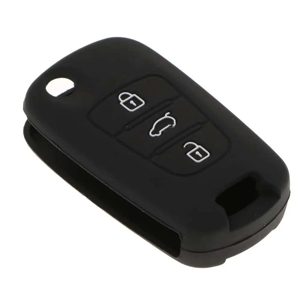

Силиконовый чехол для ключа Romote для Hyundai Kia K2 K5 K713, черный