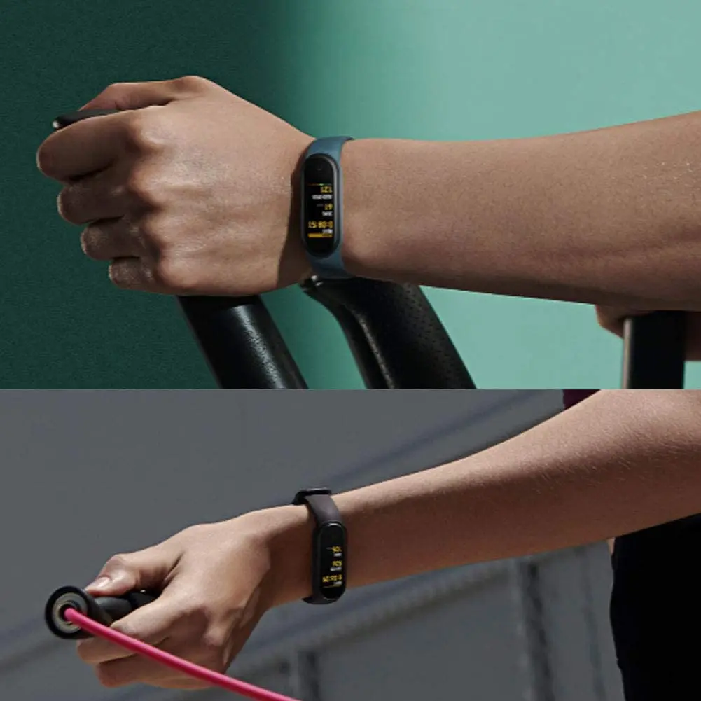 Ремешок для Xiaomi Mi Band 5 4 3 Nfc силиконовый сменный Браслет Для 6 MiBand цветной ремешок