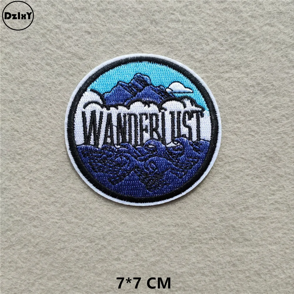 (46 стилей на выбор) Круглые патчи для одежды вышитые аппликации железные значки в