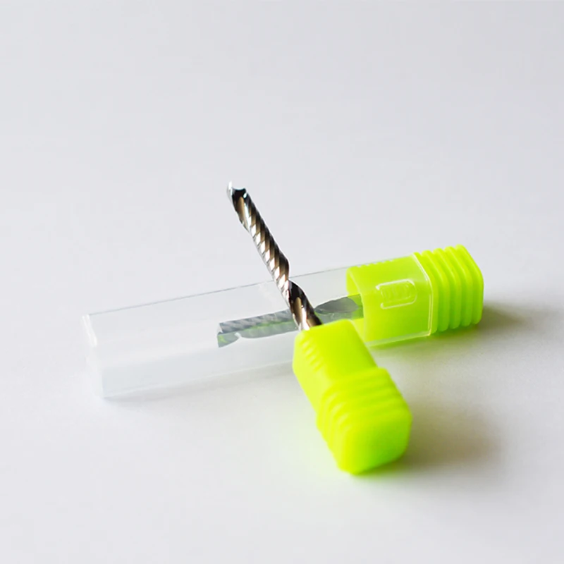 

Спиральные твердосплавные фрезы с одной канавкой 3,175X22 мм, Концевые Фрезы с ЧПУ, 1 лезвие, 10 шт.