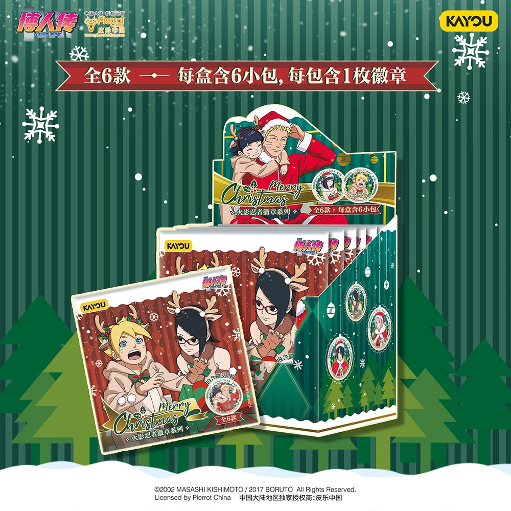 Фото Подлинные круглые значки KAYOU Naruto Hyūga Hinata Uzumaki Boruto, коллекционные броши, булавки, подвески в стиле аниме, праздничные подарки для друзей №4