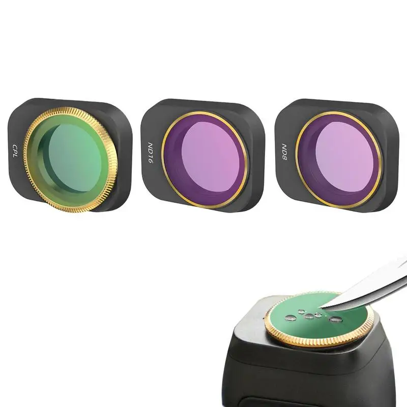 

ND Filters Compatible With DJIMini 3 Pro Accessories Anti Dust Scratch Resistant ND Filter Polarizer Lens CPL ND8 ND16