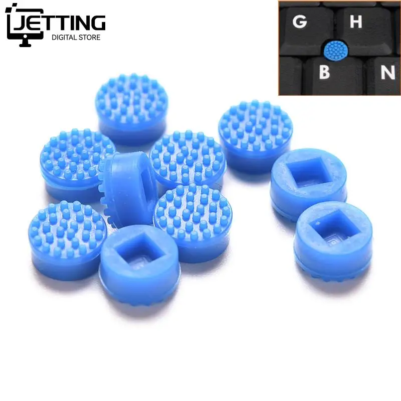 10pcs Laptop Notebook Trackpoint Pointer Mouse Blue Stick Point Cap For Laptop Keyboard Trackpoint Little Dot Cap