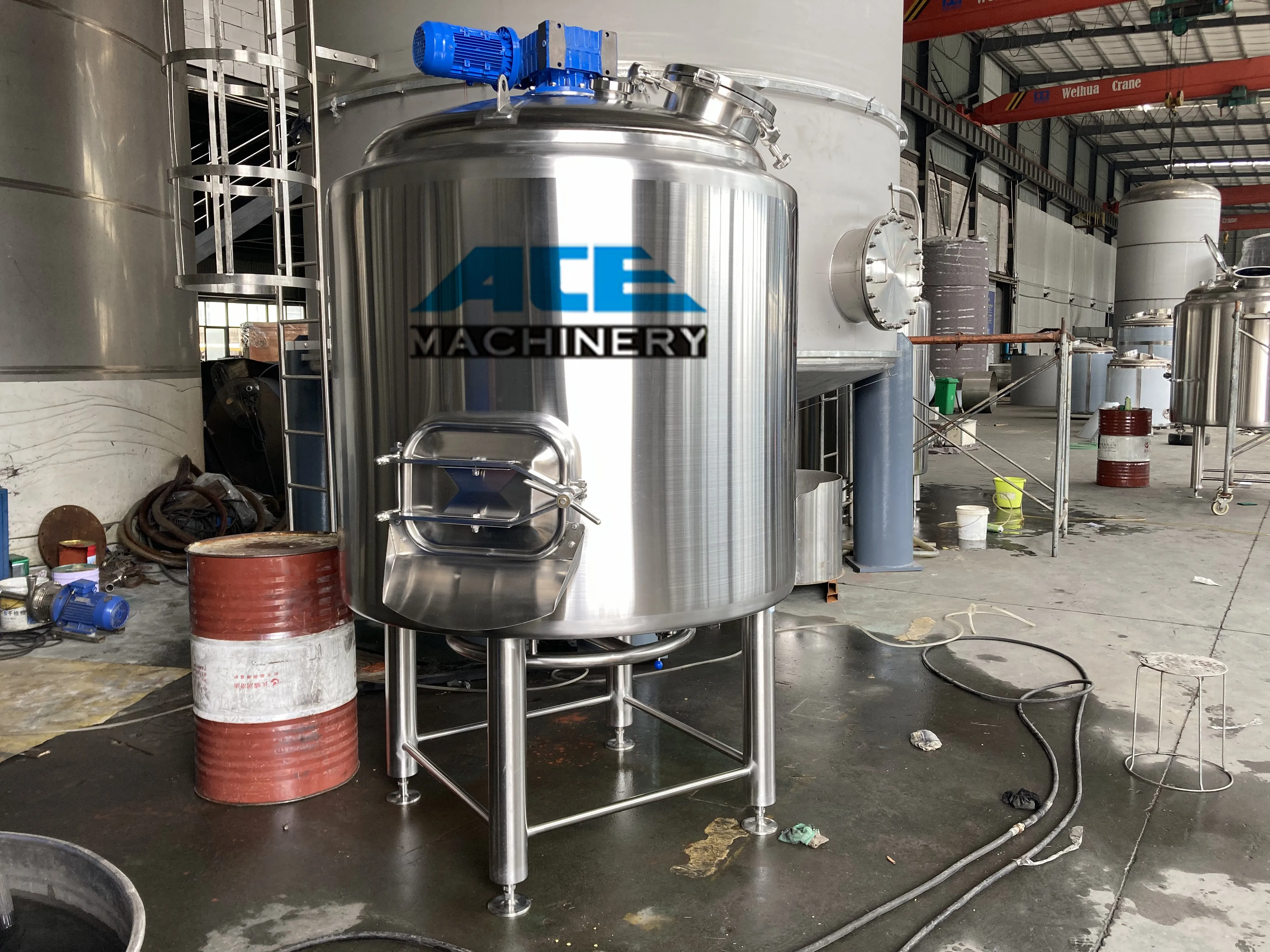 

Factory Manufacture Sanitary Stainless Steel Brewing Kettle 100 Gallons 200 Gallons Brew Kettle Manufacturers