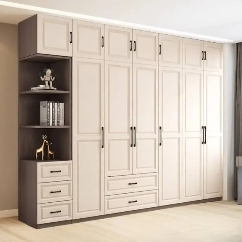 Роскошные шкафы в скандинавском стиле деревянные модульные для хранения вещей