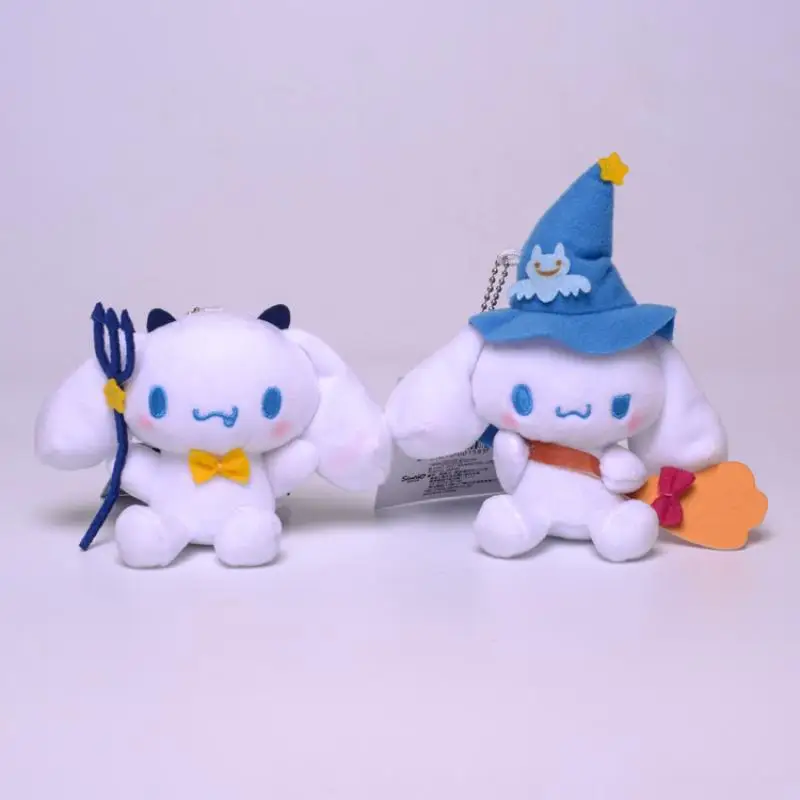 

Хэллоуин Мультфильм Sanrioed Demon Cinnamoroll плюшевая кавайная игрушка Ins девушка сердце волшебник плюшевая игрушка кукла подвеска на рюкзак праздни...
