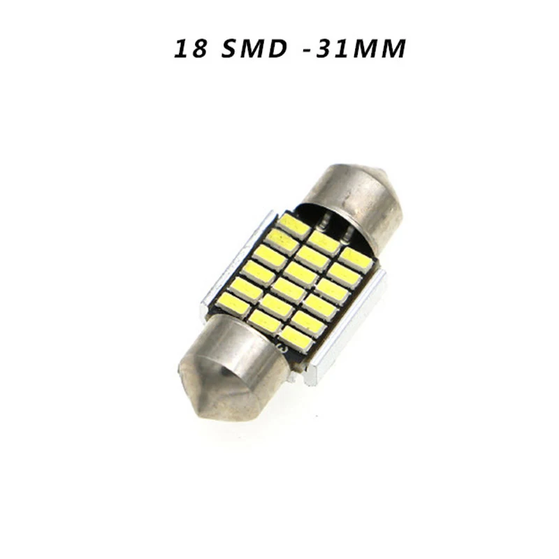 Фото 3014 18smd 31/36/39/41 мм лампа для чтения декодирования 18 Вт лампа для номерного знака №2