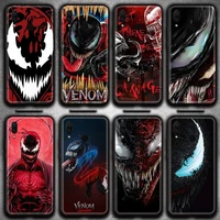 red black venom 2 marvel let there be carnage phone case for huawei y6p y8s y8p y5ii y5 y6 2019 p smart prime pro