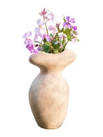 silent style ceramic vase flower retro red pottery art stoneware decoration dried flower flower arrangement decoration
