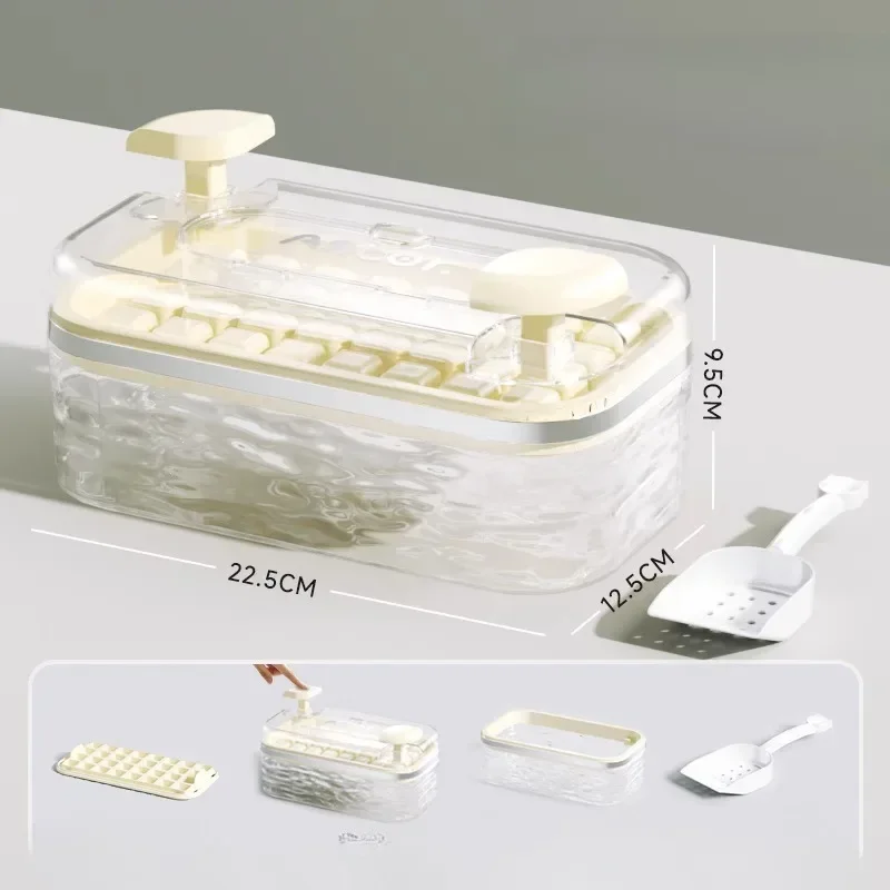 Силиконовый лоток для льда домашнего использования пресс-форма хранения кубиков