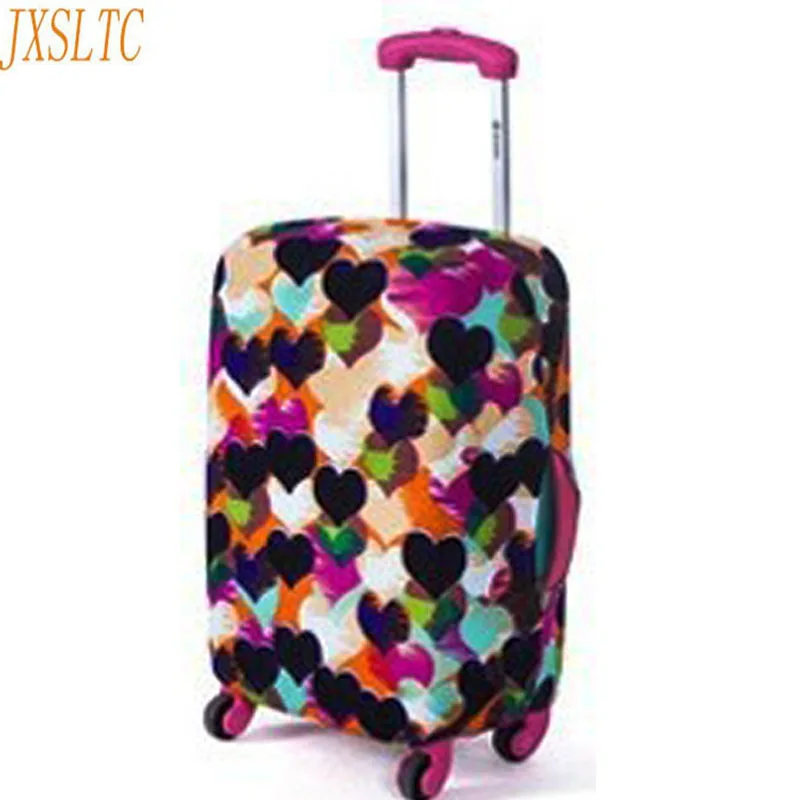 JXSLTC Luggage Trolley Luggage Protective Covers for 18 To30 Inch Elastic Bag Print Suitcase Case Cover Travel Accessories Sale