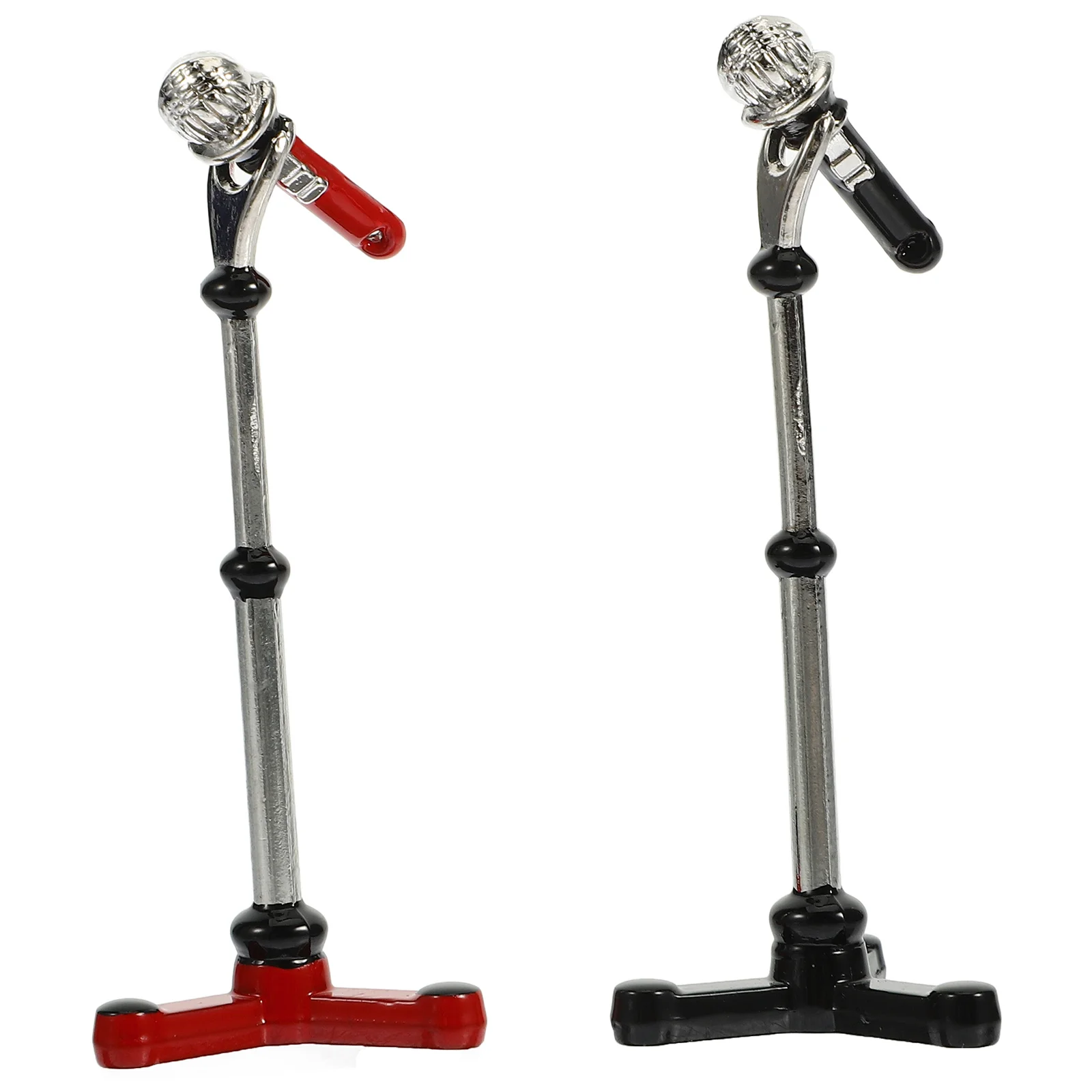 2 комплекта кронштейна маленький имитация микрофона детские игрушки миниатюрная