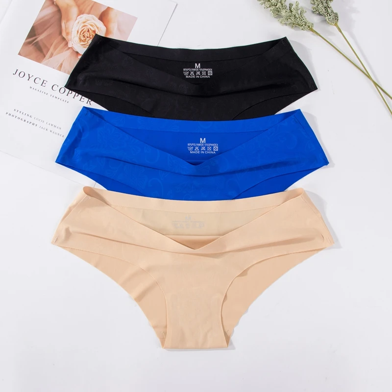 

New Underwear Women Seamless Panties For Dress Sexy Briefs Lingerie Bikini Pink Tanga String Culotte Femme