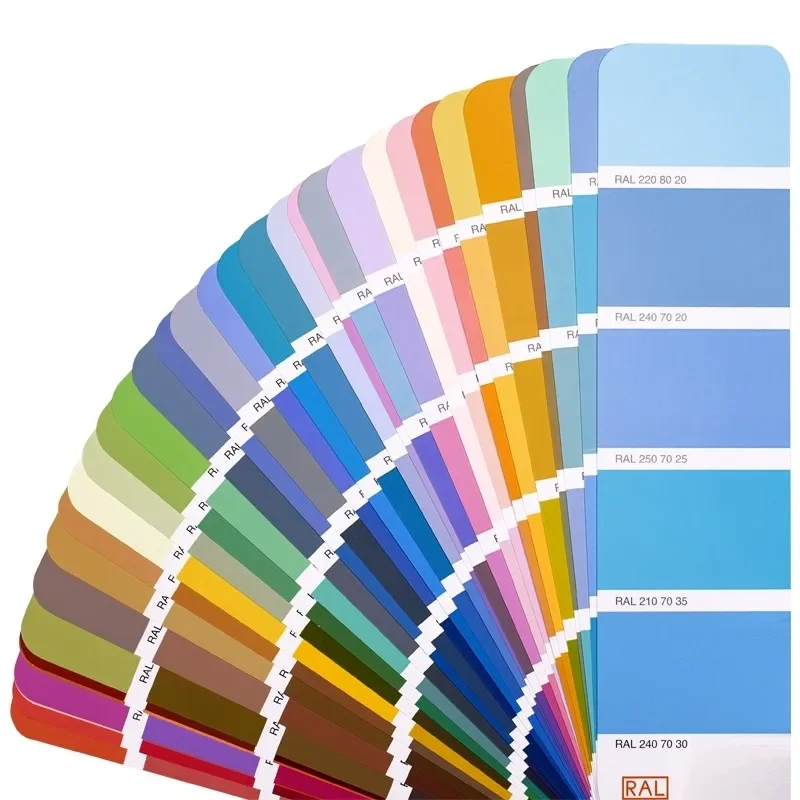 Оригинальная цветная карта RAL D9 дизайнерская версия выбранная стандартная