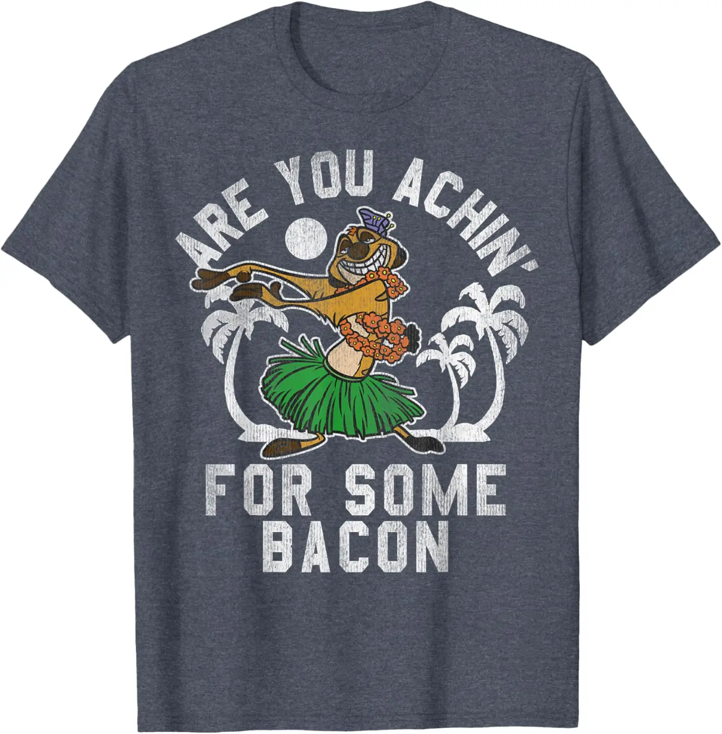 Футболка с изображением Диснея короля льва тимона ахина бекона