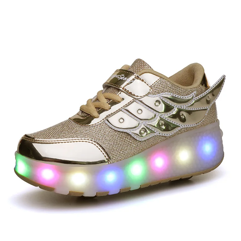 

Skate latest models3 Wheel Inline Skates Shoes Light Color Shine Roller