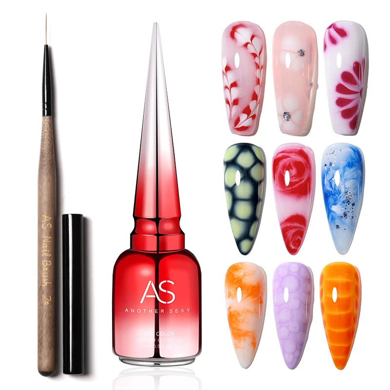 Растворимый в воде Гель-лак для ногтей 15 мл