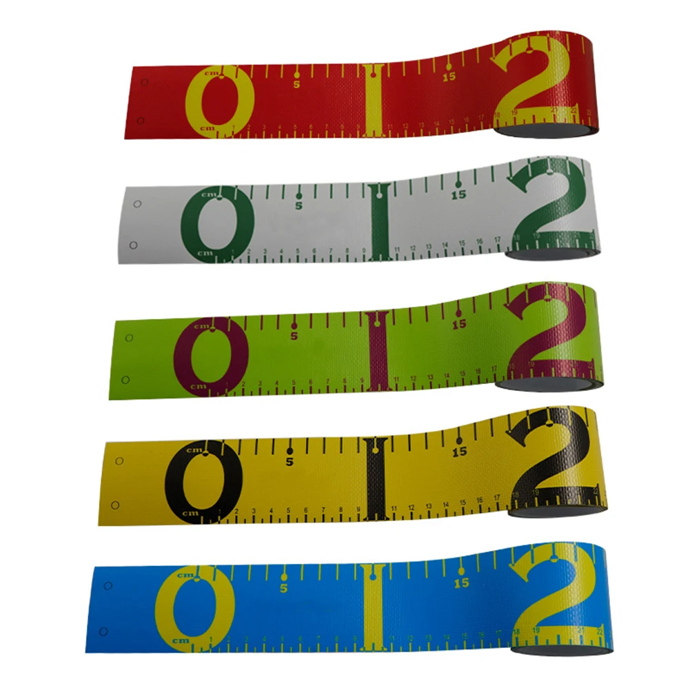 

120cm PVC Waterproof Fish Ruler Adhesive Measuring Sticker Accurate Fishing Tool Durable Colorful Fishing Ruler Fishing Tool