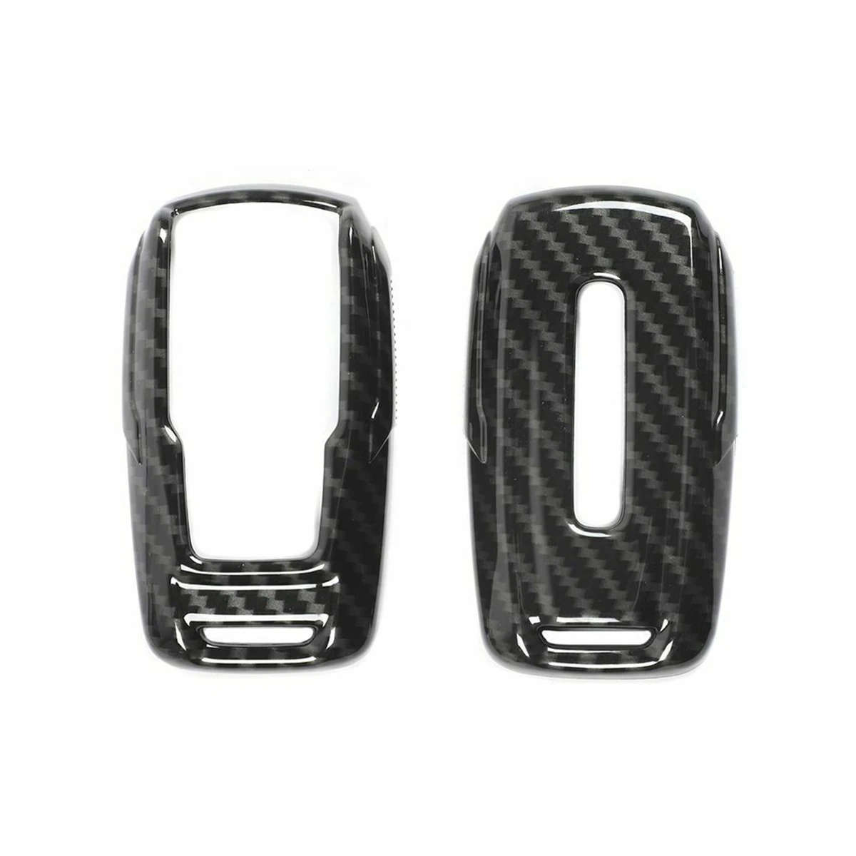 

Защитный чехол-брелок для ключа, аксессуары для интерьера из АБС-пластика для Dodge Ram 1500 2018-2021 (углеродное волокно)