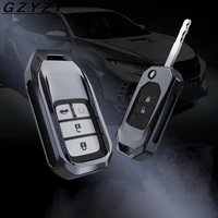 zinc alloy car key cover key case suitable for honda civic cr v hr v accord jade crider odyssey 2015 2018 remote protector