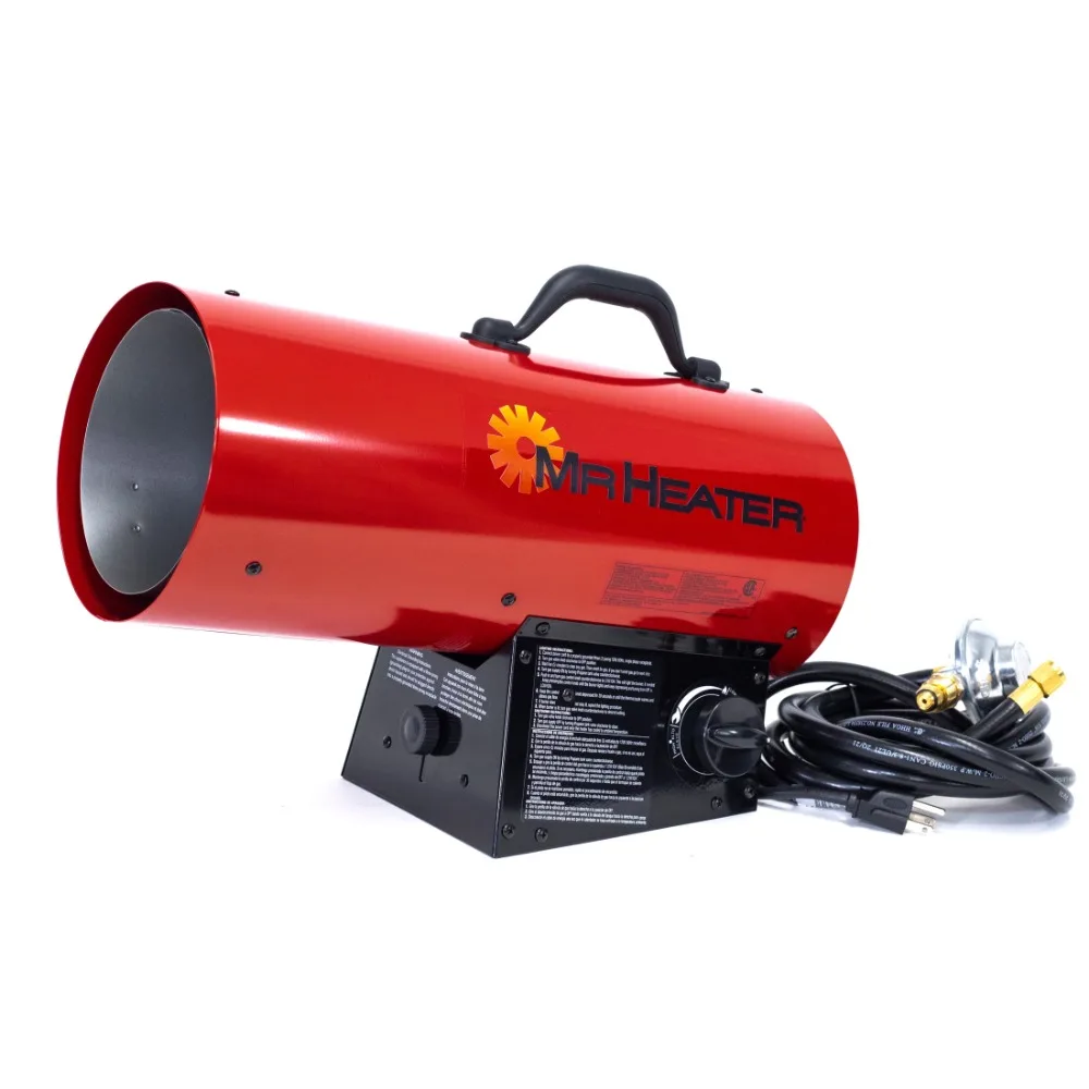 

Portable Outdoor 60,000 BTU Forced Air Propane Shop Heater Works Reliably in Cold Temperatures