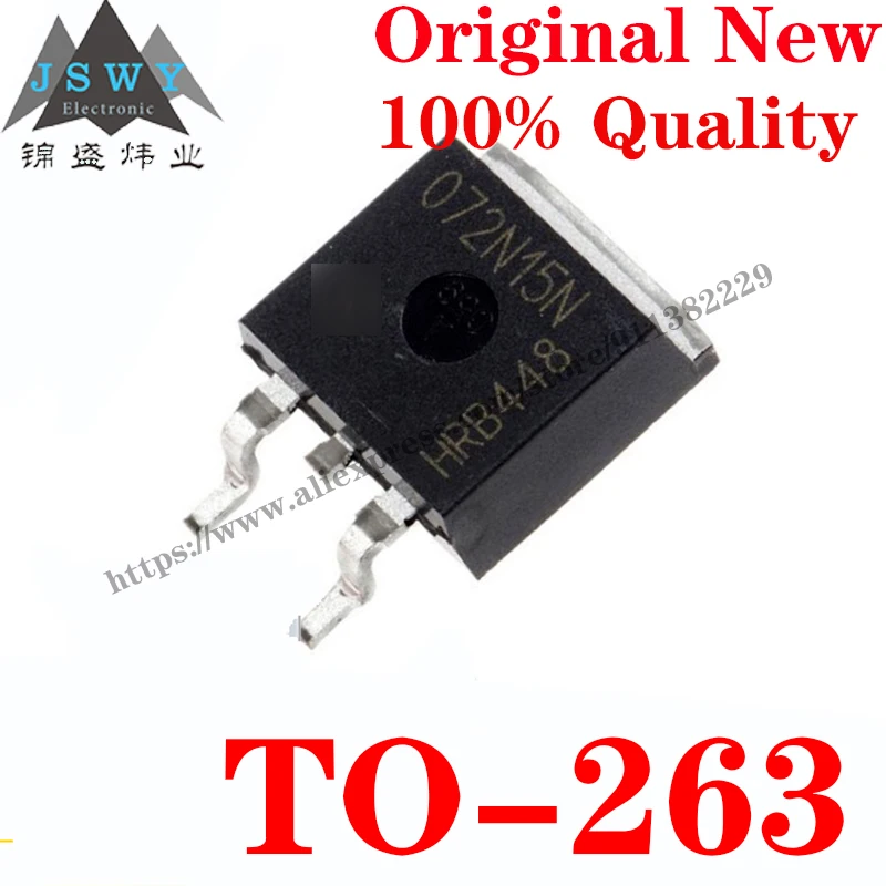 

10 ~ 100 шт IPB072N15N3 TO-263 дискретный стробоскопический микросхема полевого МОП-транзистора с arduino для модуля Бесплатная доставка 072N15N