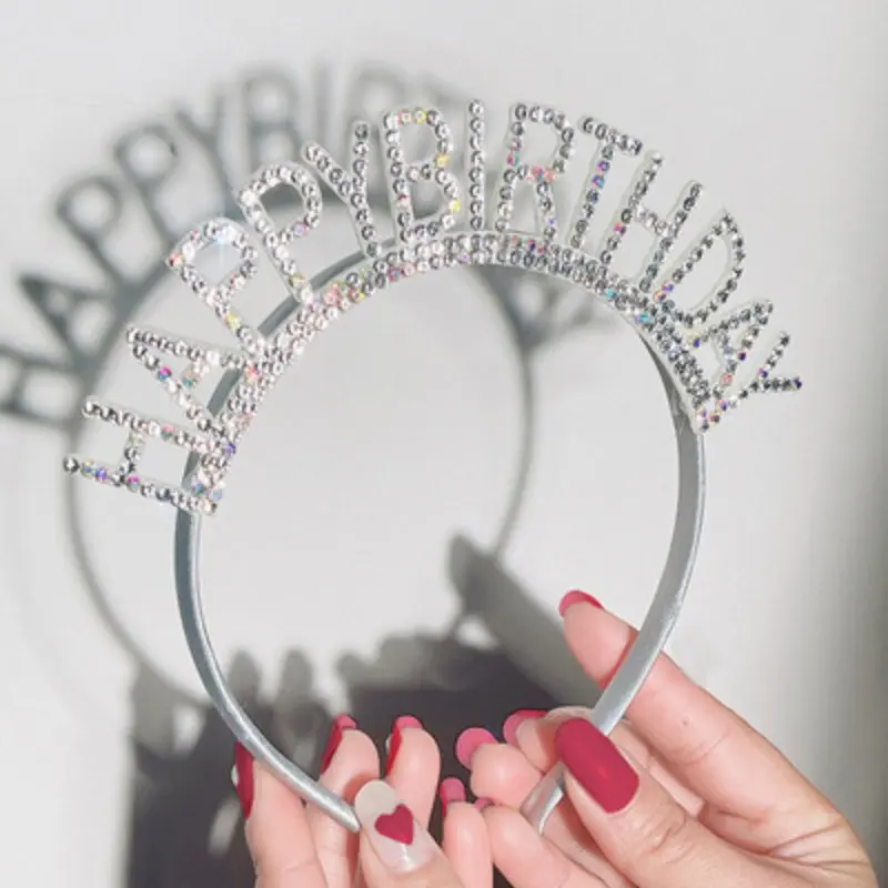 Украшение на день рождения с надписью Happy ободок для дня