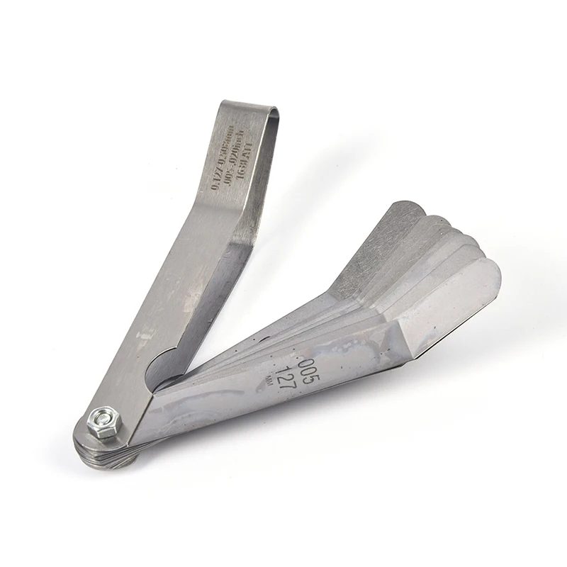 1 Набор для 16 лезвий щуп от 0 05 до мм Толщина изогнутый зазор из нержавеющей стали