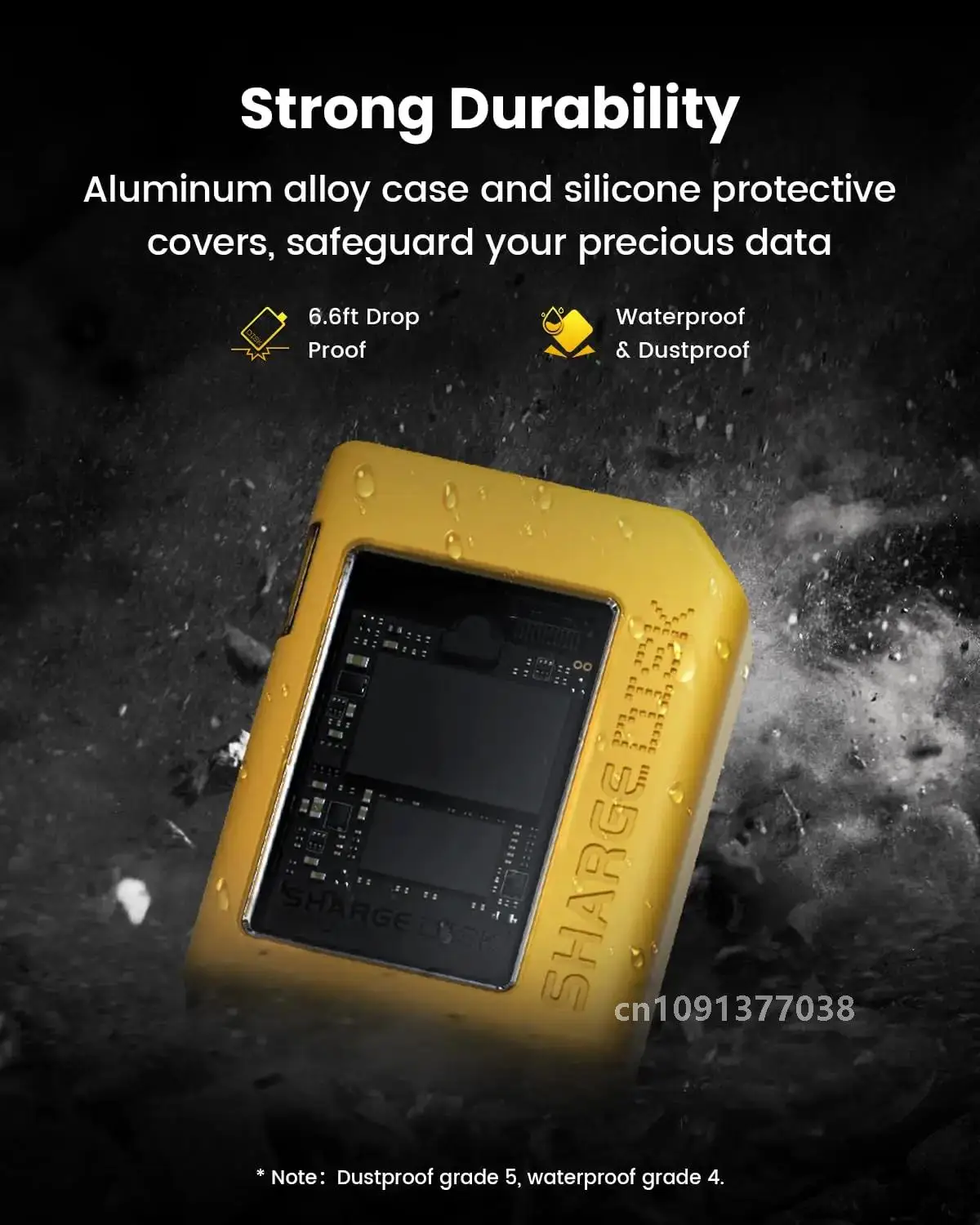 SHARGE M2 SSD Case 2230 M.2 NVMe Enclosure USB 3.2 Gen2 (10 Гбит/с) к PCI-E Внешний для ноутбука PS5 Игровая