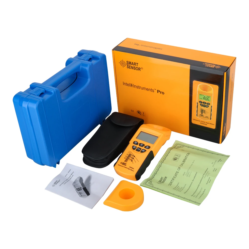 Ультразвуковой измеритель высоты кабеля 6 кабелей измерение ЖК-дисплея диапазон