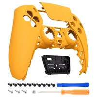 extremerate yellow soft touchpad front housing shell diy shell custom touch pad cover faceplate compatible with ps5 controller