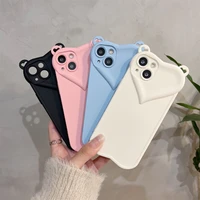 phone case for iphone 13 12 11 pro max xs x xr 7 8 plus coque cute love heart pattern etui 13 pro shockproof slim fit back cover
