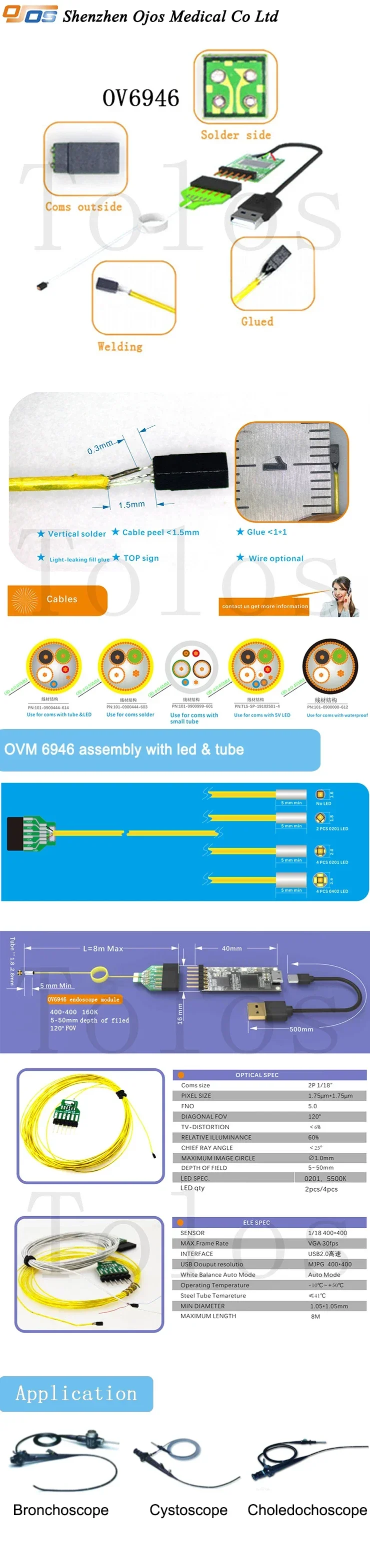 Датчик изображения cmos USB 0 9 1 3 6 мм OVM6948 ov9281 камера мегапиксель