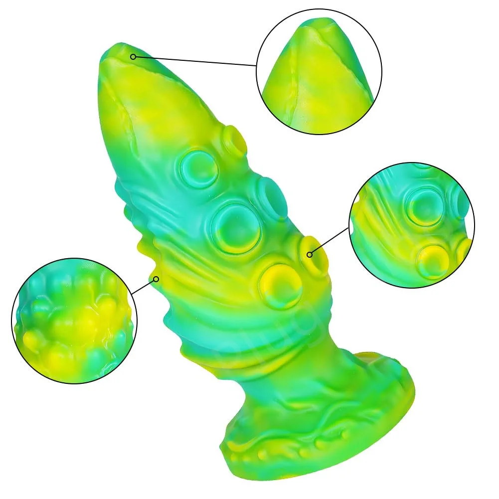 Реалистичный стимулятор для точки G животное пенис осьминог Анальная пробка